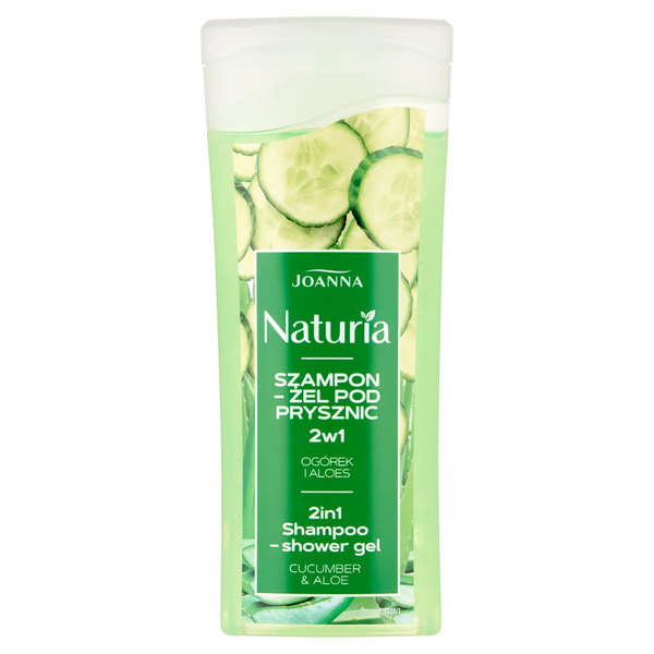 Šampón a gél Joanna Naturia 2v1 z uhorkového aloe 100 ml