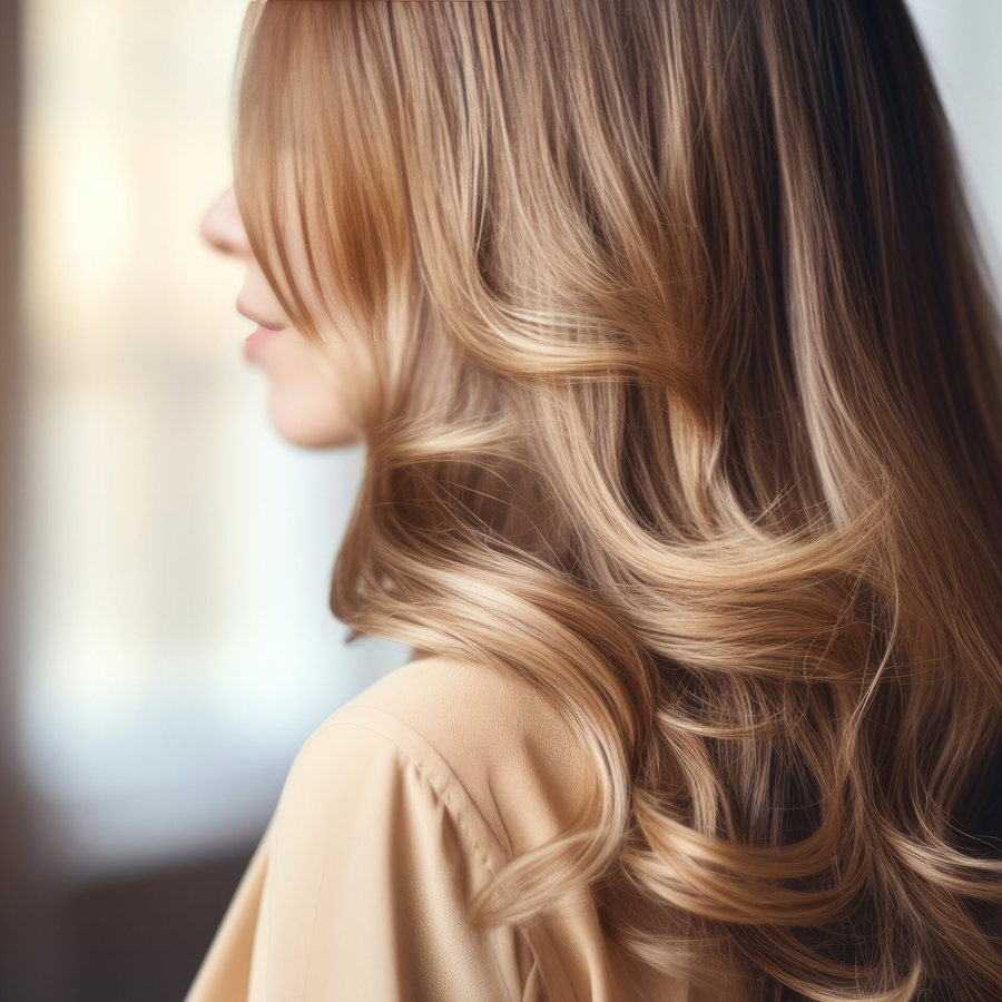 Upravené blond vlny — rad Styling Effect